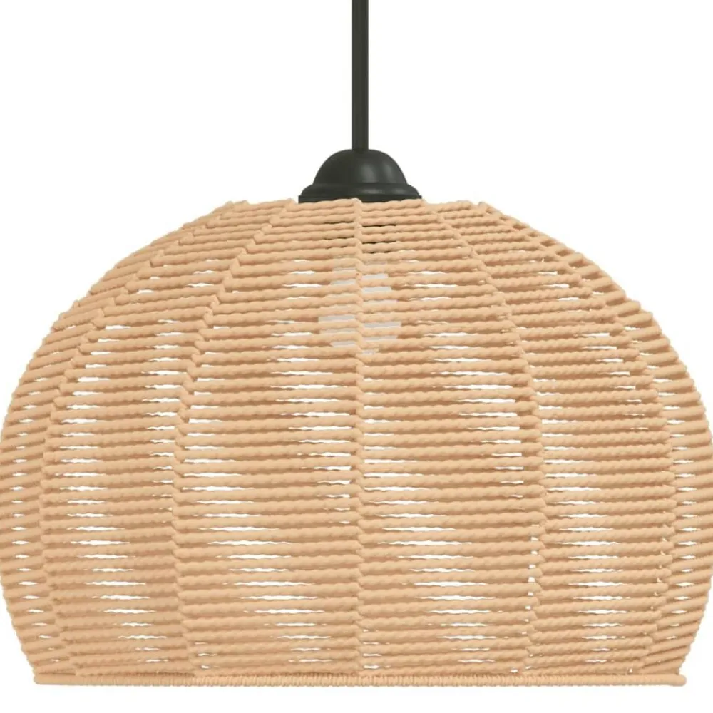 vidaXL Accesorios De Iluminación-Pantalla de lámpara de techo hierro y papel Ø36x26 cm