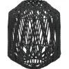vidaXL Accesorios De Iluminación-Pantalla de lámpara hierro y papel negra Ø23x28 cm