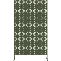 vidaXL Vallas De Jardín-Pantalla de Privacidad Oliva 100 x 50 x 180 cm Acero