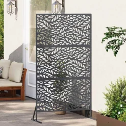vidaXL Vallas De Jardín-Pantalla de Privacidad Antracita 100 x 50 x 180 cm Acero