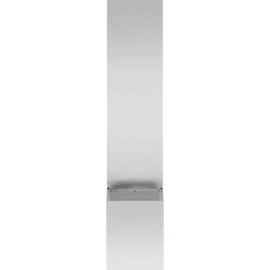 vidaXL Decoración-Pantalla de Privacidad para Jardín Calado Plateado 32 x 140 cm
