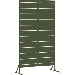 vidaXL Pantalla de Privacidad Oliva 100 x 50 x 180 cm Acero Verde oliva Sale