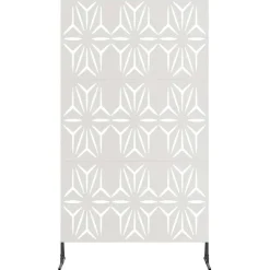 vidaXL Vallas De Jardín-Pantalla de Privacidad Gris 100 x 50 x 180 cm Acero