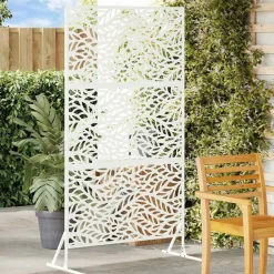 vidaXL Vallas De Jardín-Pantalla de Privacidad 100 x 50 x 180 cm Acero