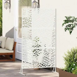 vidaXL Vallas De Jardín-Pantalla de Privacidad 100 x 50 x 180 cm Acero