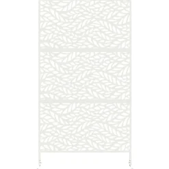 vidaXL Vallas De Jardín-Pantalla de Privacidad 100 x 50 x 180 cm Acero