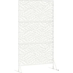 vidaXL Vallas De Jardín-Pantalla de Privacidad 100 x 50 x 180 cm Acero