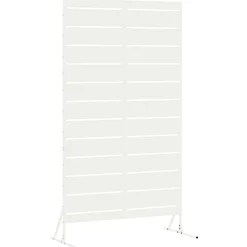 vidaXL Vallas De Jardín-Pantalla de Privacidad 100 x 50 x 180 cm Acero