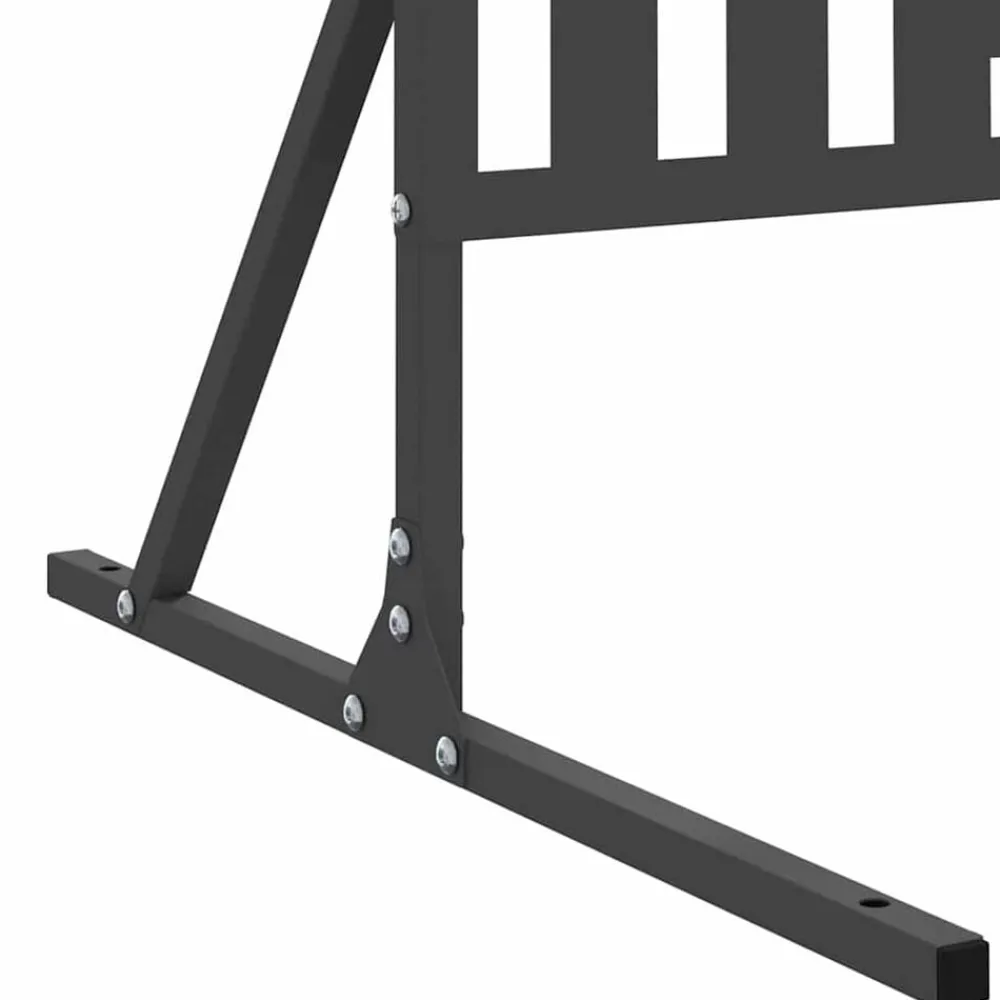vidaXL Pantalla de Privacidad 100 x 50 x 180 cm Acero Negro Sale