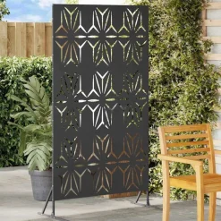 vidaXL Vallas De Jardín-Pantalla de Privacidad 100 x 50 x 180 cm Acero