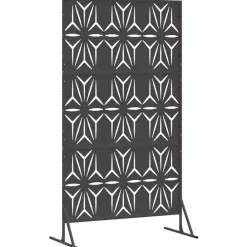vidaXL Vallas De Jardín-Pantalla de Privacidad 100 x 50 x 180 cm Acero