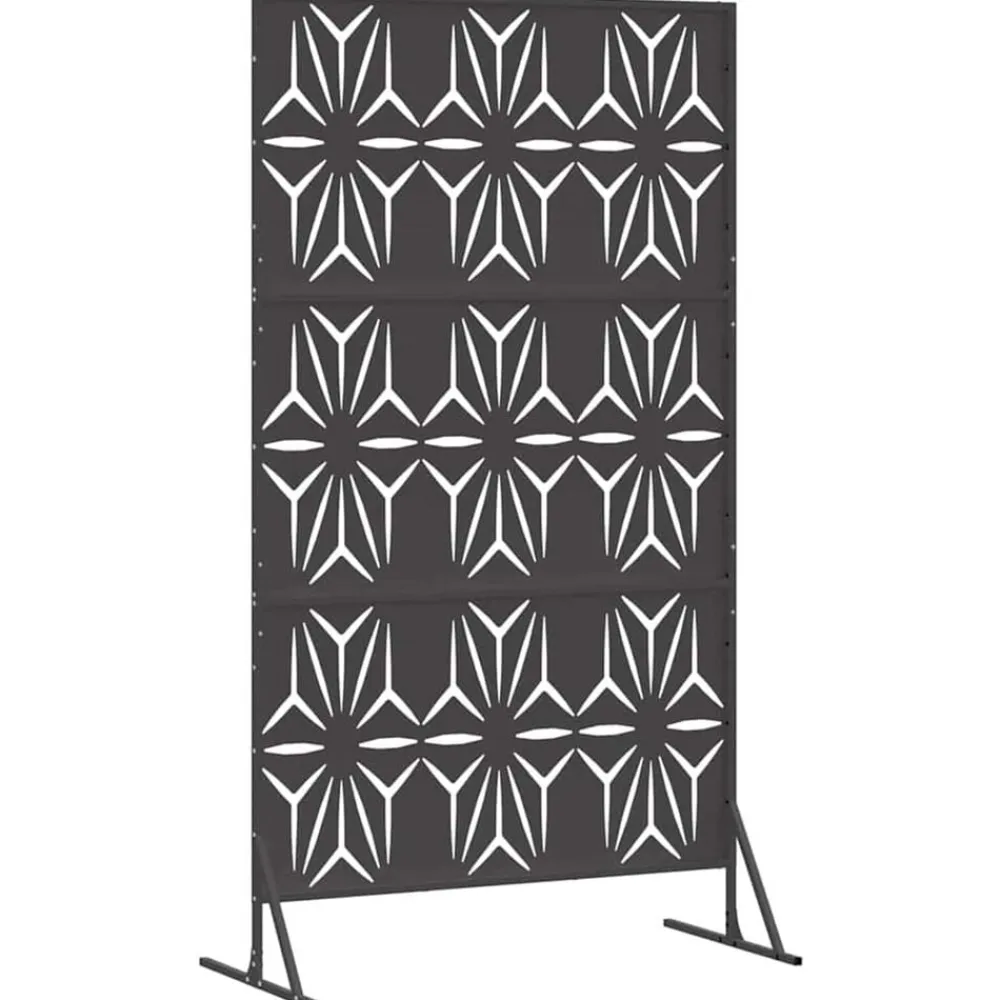 vidaXL Vallas De Jardín-Pantalla de Privacidad 100 x 50 x 180 cm Acero