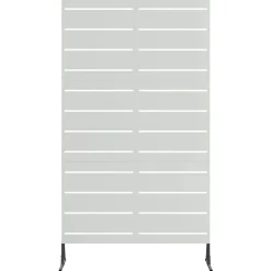 vidaXL Pantalla de Privacidad Gris 100 x 50 x 180 cm Acero Acero galvanizado