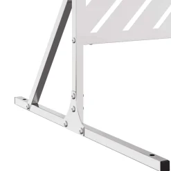 vidaXL Pantalla de Privacidad Gris 100 x 50 x 180 cm Acero Acero inoxidable