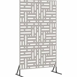 vidaXL Vallas De Jardín-Pantalla de Privacidad Gris 100 x 50 x 180 cm