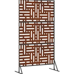 vidaXL Vallas De Jardín-Pantalla de Privacidad Gris 100 x 50 x 180 cm