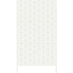 vidaXL Pantalla de Privacidad 100 x 50 x 180 cm Acero White Online