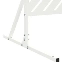 vidaXL Pantalla de Privacidad 100 x 50 x 180 cm Acero White New