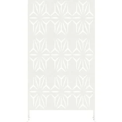 vidaXL Vallas De Jardín-Pantalla de Privacidad 100 x 50 x 180 cm Acero