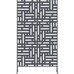 vidaXL Vallas De Jardín-Pantalla de Privacidad Antracita 100 x 50 x 180 cm Acero