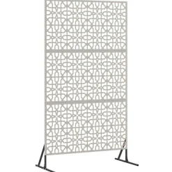 vidaXL Vallas De Jardín-Pantalla de Privacidad Gris 100 x 50 x 180 cm