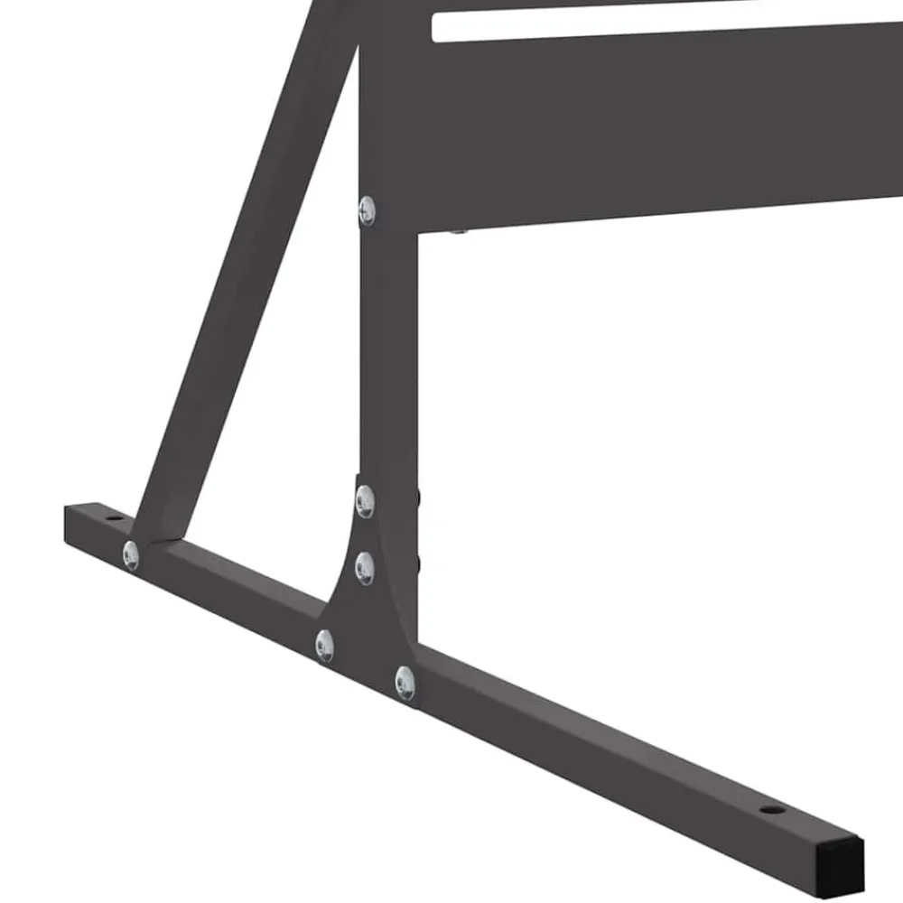 vidaXL Pantalla de Privacidad 100 x 50 x 180 cm Acero Negro Clearance