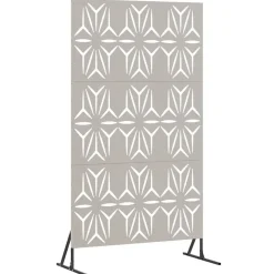 vidaXL Vallas De Jardín-Pantalla de Privacidad Gris 100 x 50 x 180 cm