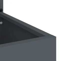 vidaXL Pantalla de Privacidad para Jardín Calado 32 x 140 cm Antracita Sale