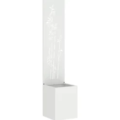 vidaXL Pantalla de Privacidad para Jardín Floral 32 x 140 cm White Best