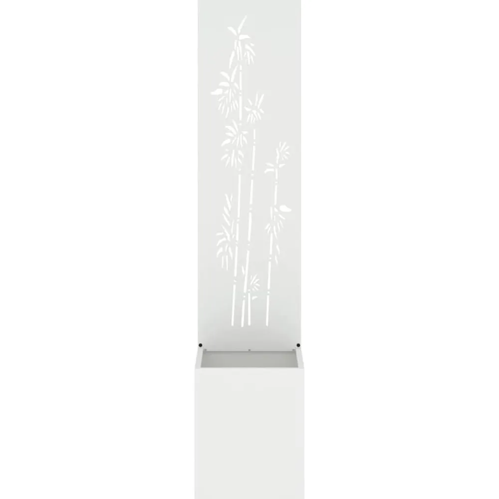 vidaXL Pantalla de Privacidad para Jardín Floral 32 x 140 cm White Best