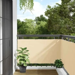 vidaXL Vallas De Jardín-Pantalla de privacidad de balcón PVC 300x75 cm