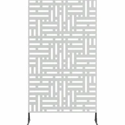 vidaXL Pantalla de Privacidad Gris 100 x 50 x 180 cm Acero Acero galvanizado Online
