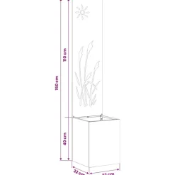 vidaXL Pantalla de Privacidad para Jardín 32 x 140 cm Verde oliva New