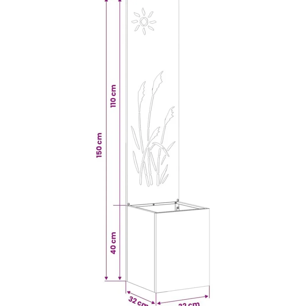vidaXL Pantalla de Privacidad para Jardín 32 x 140 cm Verde oliva New