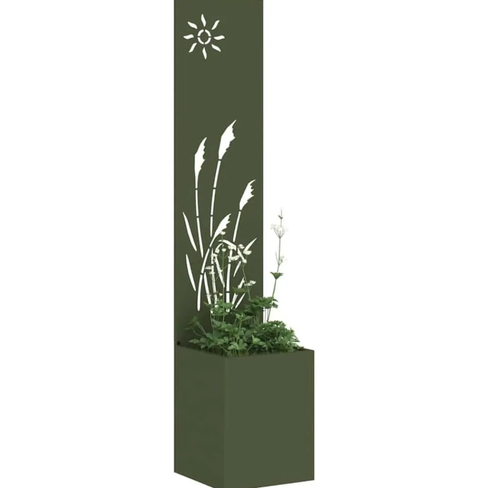 vidaXL Pantalla de Privacidad para Jardín 32 x 140 cm Verde oliva New