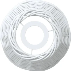 vidaXL Accesorios De Iluminación-Pantalla para lámpara de techo mimbre Ø15x12 cm