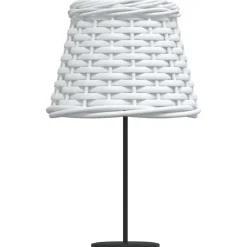 vidaXL Accesorios De Iluminación-Pantalla para lámpara mimbre Ø15x12 cm