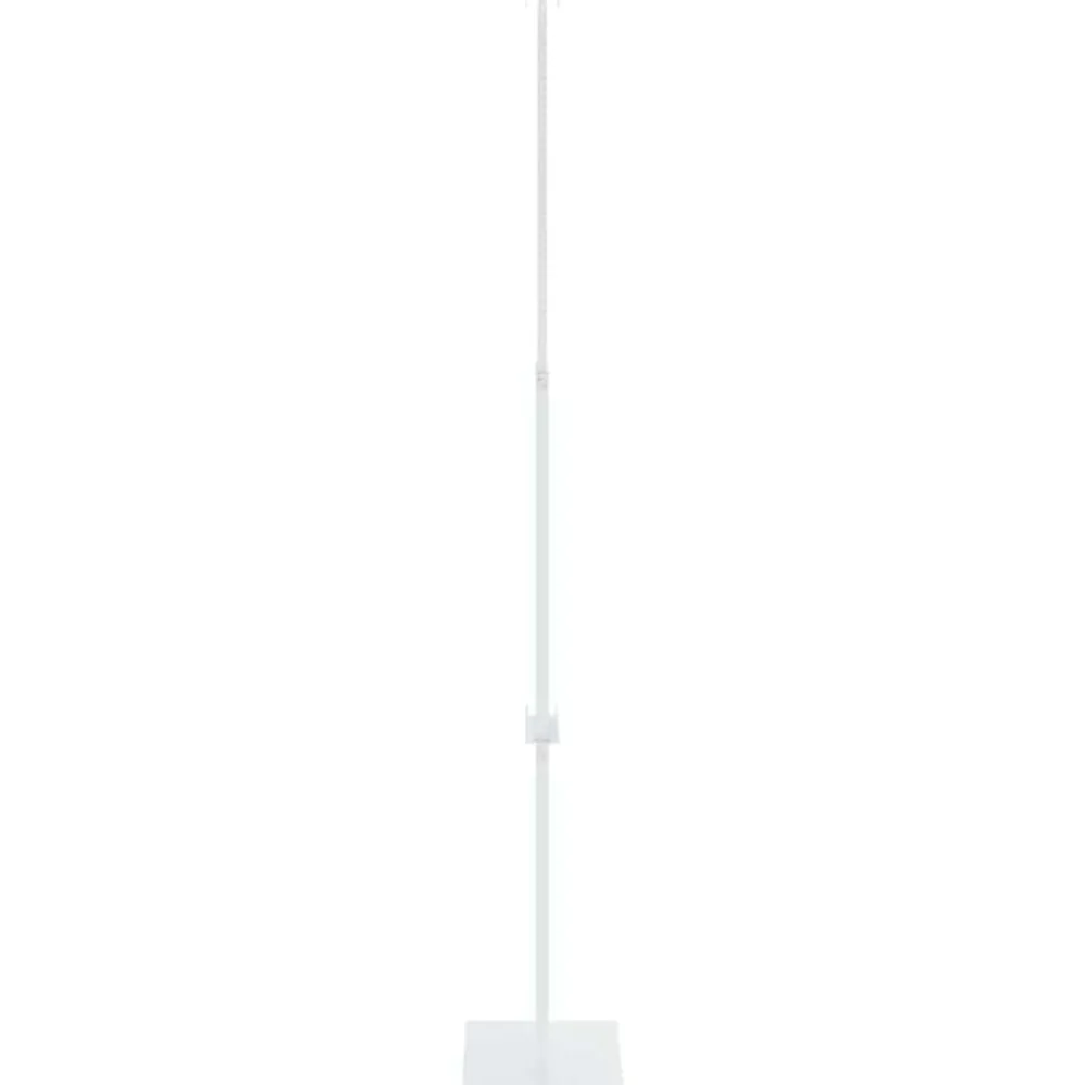 vidaXL Pantallas de Feria 2 pcs 30 x 23,5 x 210 cm Acero White Outlet