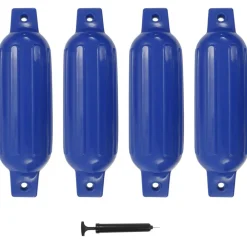 vidaXL Piezas Y Accesorios Para Vehículos-Parachoques para barco 4 unidades PVC 41x11,5 cm
