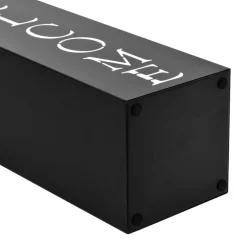vidaXL Paragúero diseno Welcome acero Negro Hot