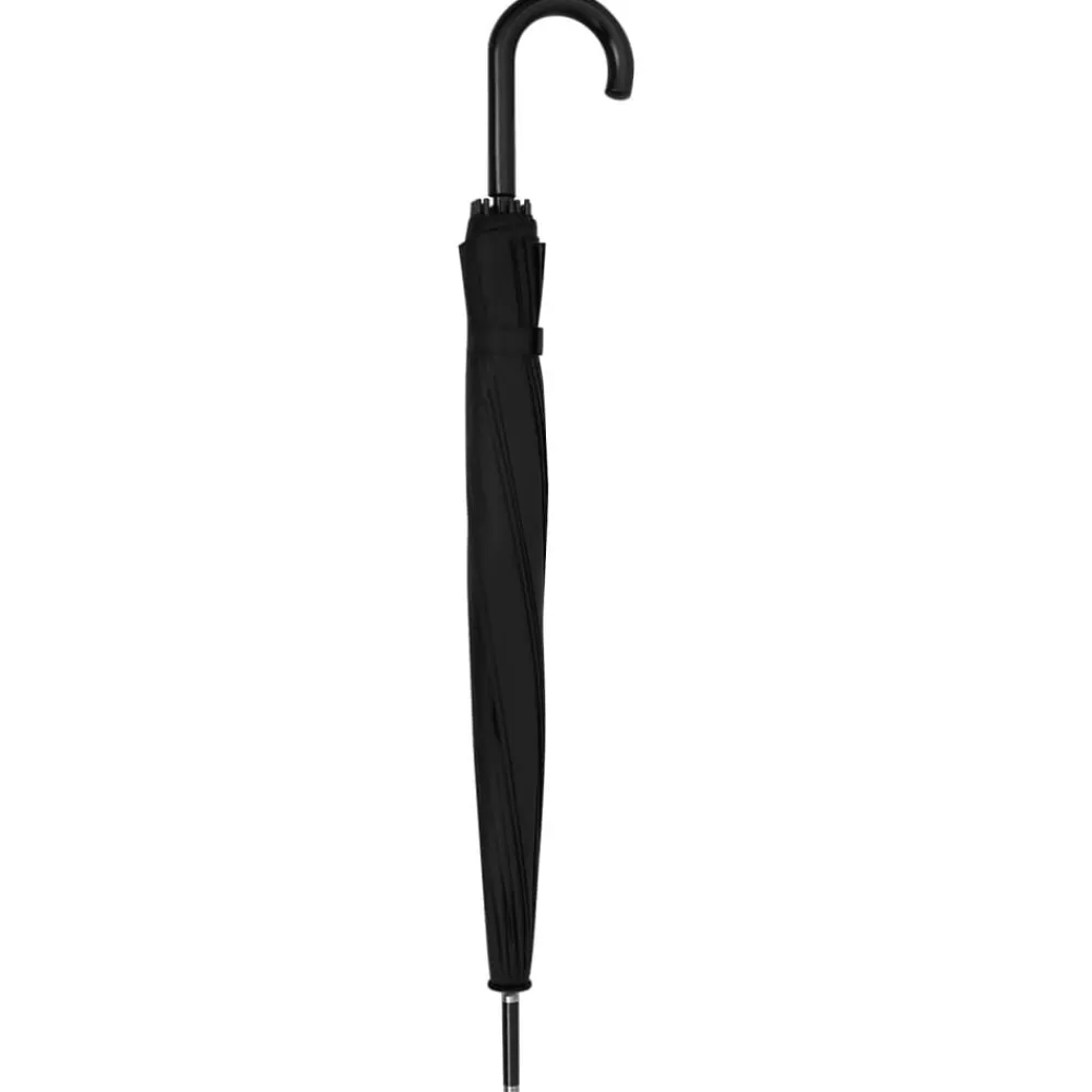 vidaXL Paraguas automático negro 105 cm Best