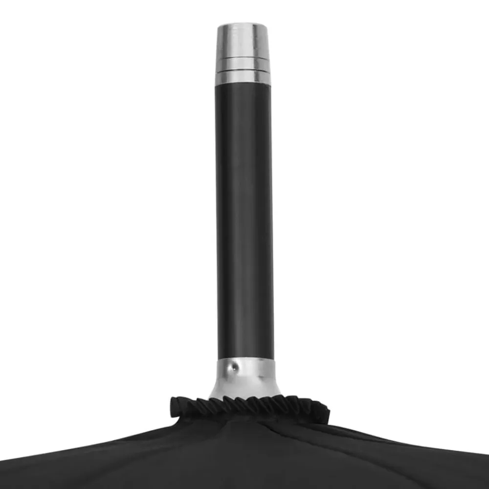 vidaXL Paraguas automático negro 105 cm Best