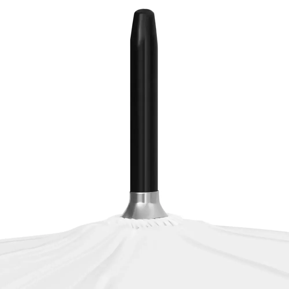 vidaXL Paraguas-Paraguas blanco 130cm