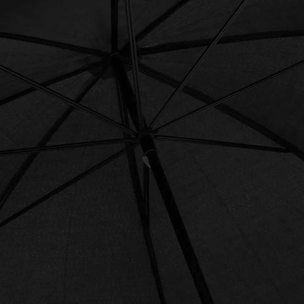 vidaXL Paraguas negro 130 cm Outlet