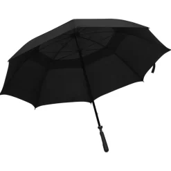 vidaXL Paraguas-Paraguas negro 130 cm