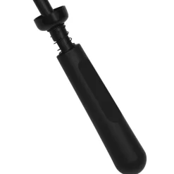 vidaXL Paraguas-Paraguas negro 130 cm