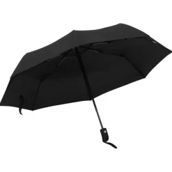 vidaXL Paraguas plegable automático negro 95 cm Hot