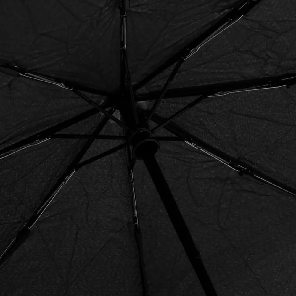 vidaXL Paraguas plegable automático negro 95 cm Hot