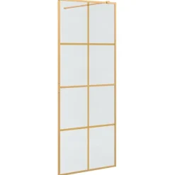 vidaXL Fontanería-Pared de Ducha Walk-in 80 x 195 cm vidrio templado