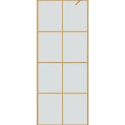 vidaXL Fontanería-Pared de Ducha Walk-in 80 x 195 cm vidrio templado